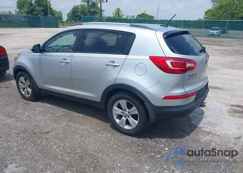 2012 Kia Sportage Lx из США, поврежденный, VIN KNDPB3A25C7300865